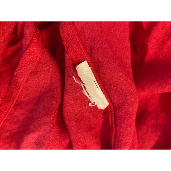 🧺Maeve by Anthropologie | Boswell Blouse in Red | Size 6 - Picture 5 of 7